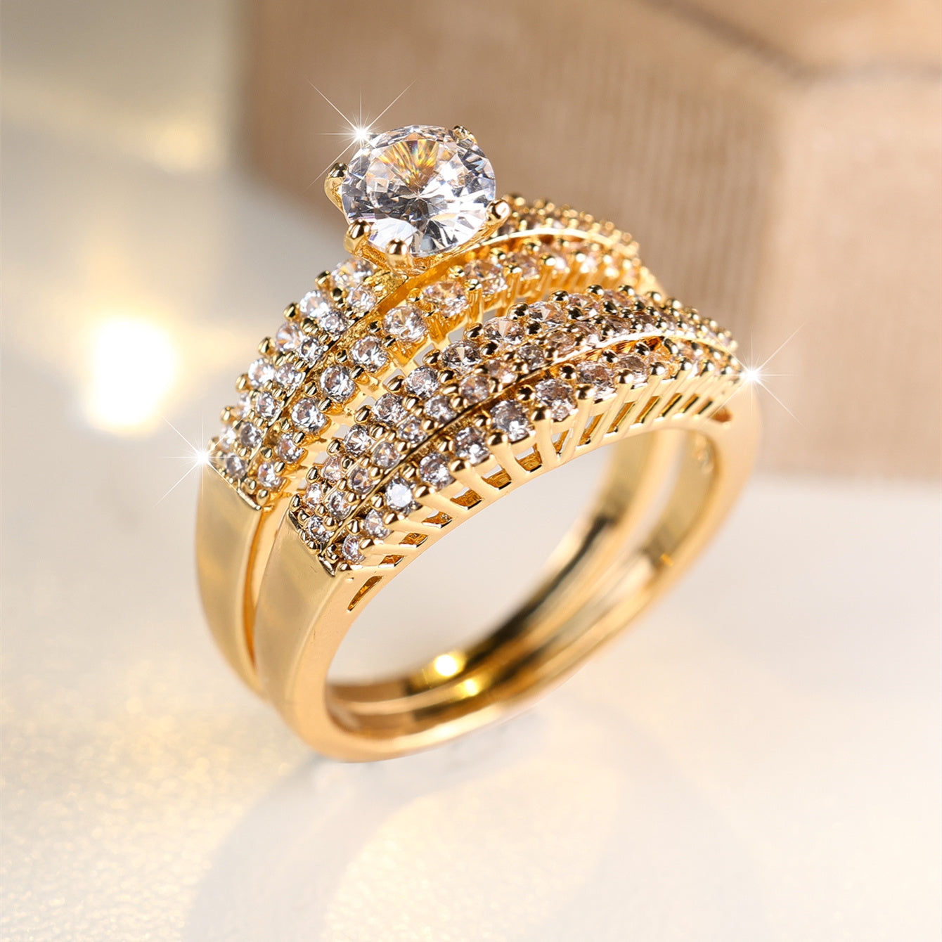 Zirconia Rings Bridal Sets