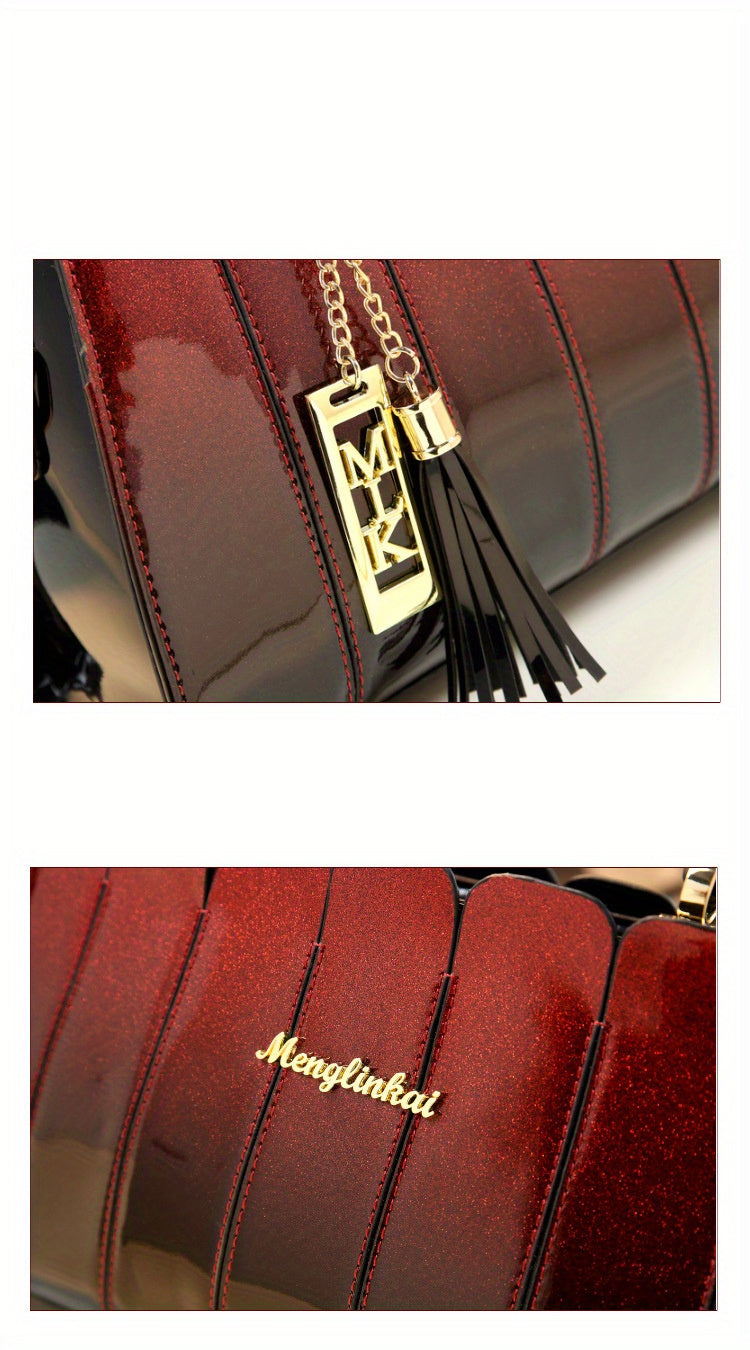 Elegant Vintage Top Handle Luxe PU Leather handcrafted