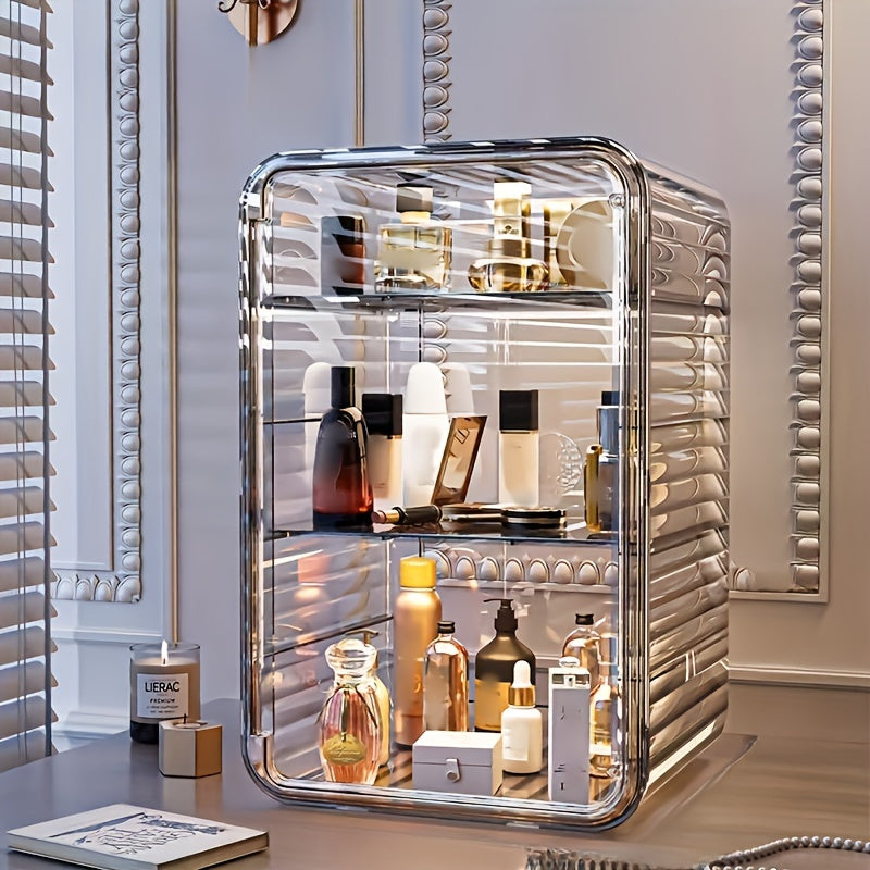 Luxurious Makeup Storage Rack Stylish Cosmetics Holder for Home and Travel
