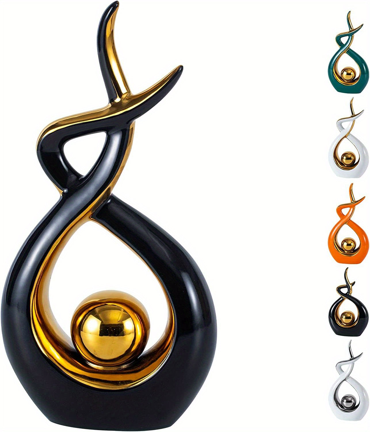 Home Decor Modern Abstract Art Ceramic Statue