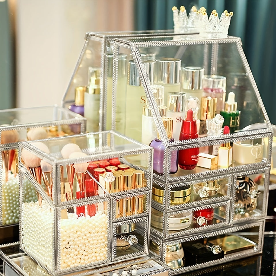 Luxe Pinklady Silver Makeup set