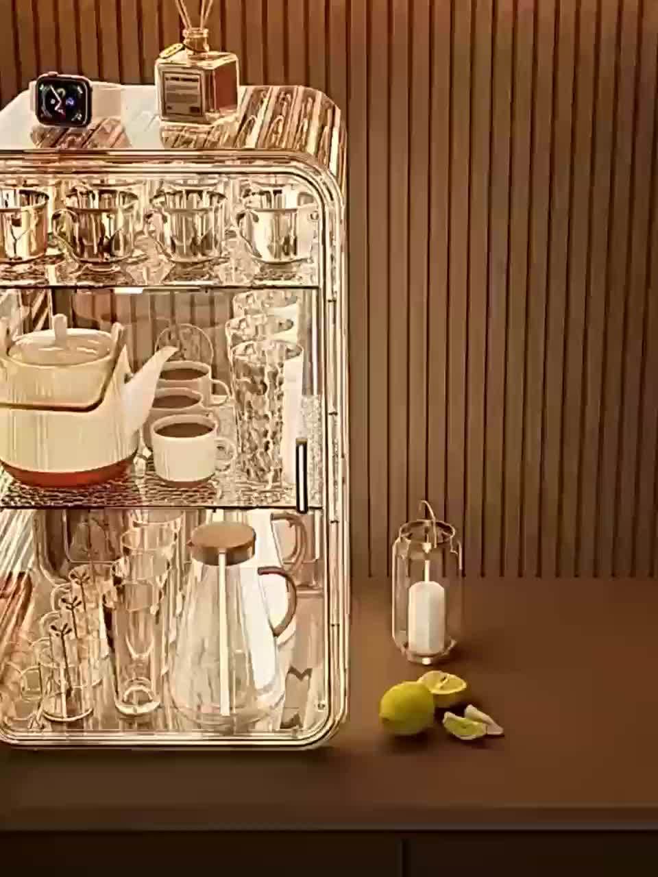Luxurious Makeup Storage Rack Stylish Cosmetics Holder for Home and Travel