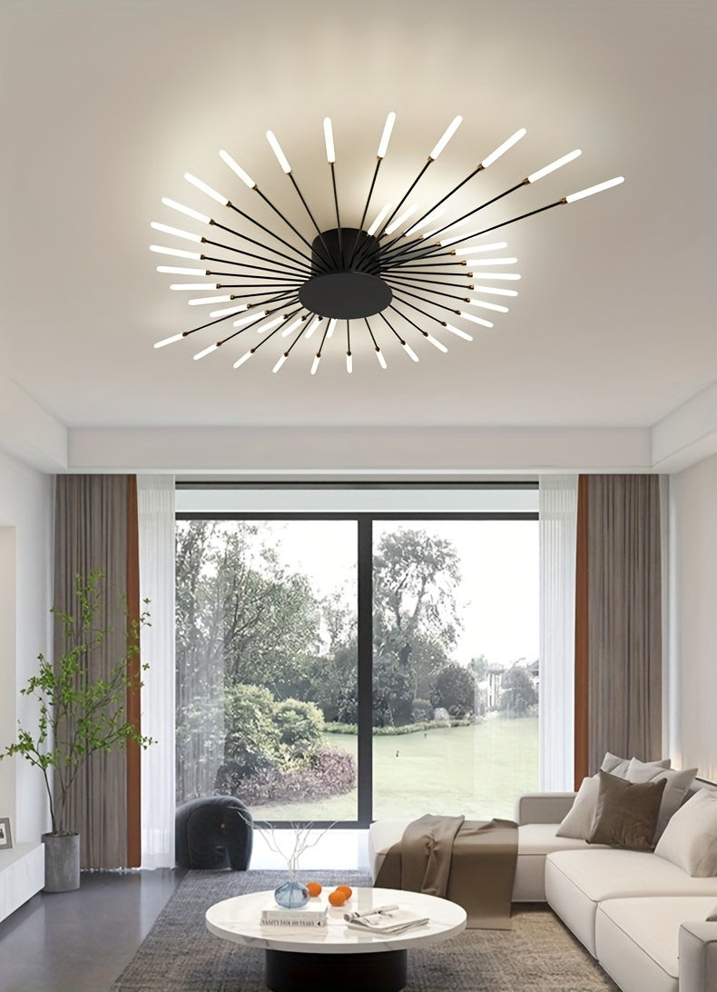 Luxury Handcraft high LED Warm White Ceiling Lamp