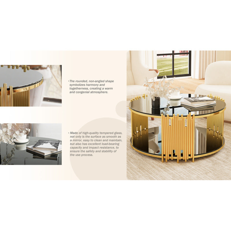 Acient light handcrafted luxury stylecircular table.