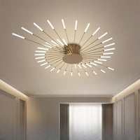 Luxury Handcraft high LED Warm White Ceiling Lamp
