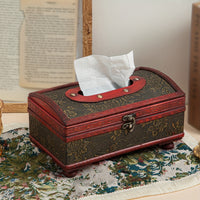Arabic Solid Wood Tissue Box