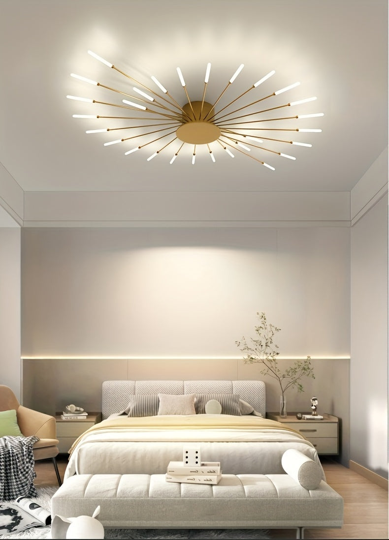 Luxury Handcraft high LED Warm White Ceiling Lamp