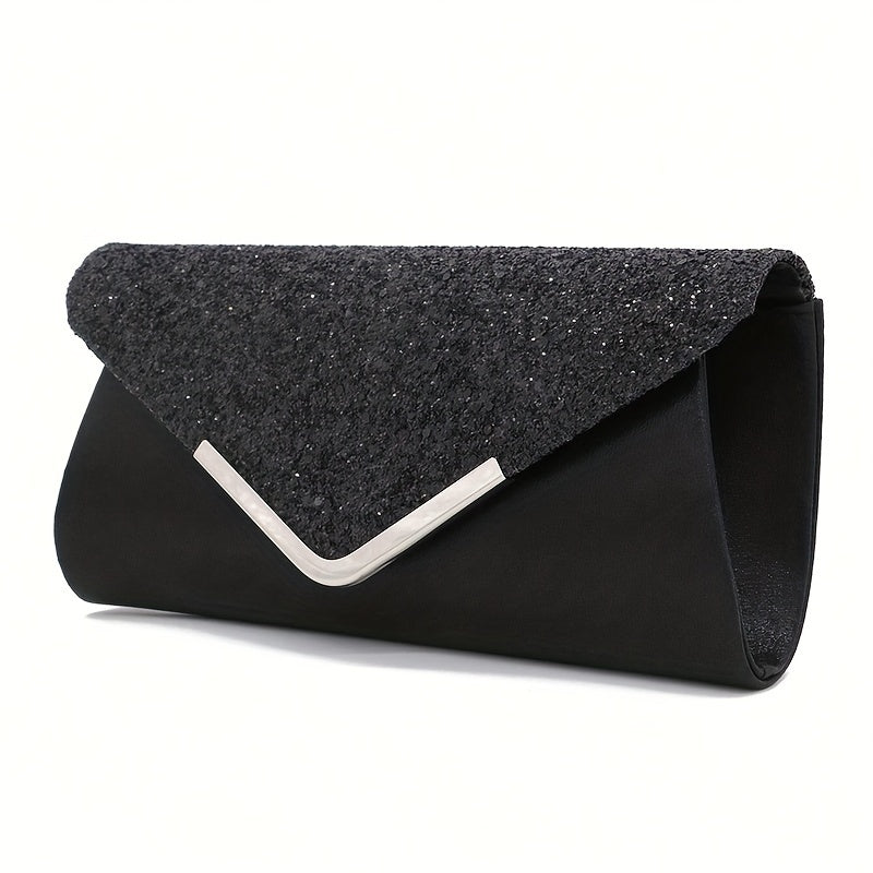 Elegant Set: Luxe Rhinestone Earrings, Necklace & Bracelet - Black, Shoulder Bag,