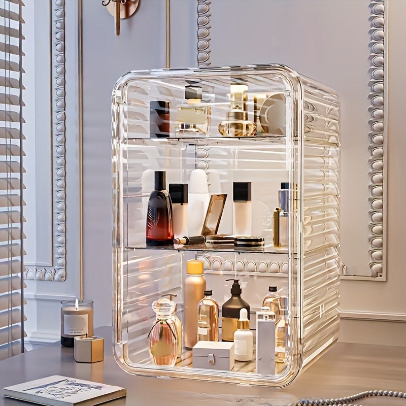 Luxurious Makeup Storage Rack Stylish Cosmetics Holder for Home and Travel