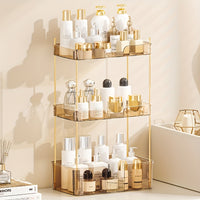 3-Tier Clear Bathroom/cosmetica Countertop Organizer