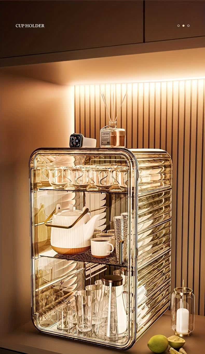Luxurious Makeup Storage Rack Stylish Cosmetics Holder for Home and Travel