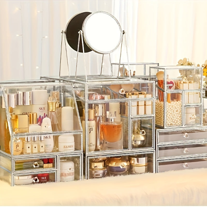 Luxe Pinklady Silver Makeup set