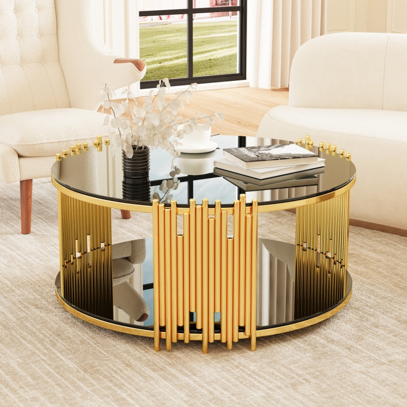 Acient light handcrafted luxury stylecircular table.