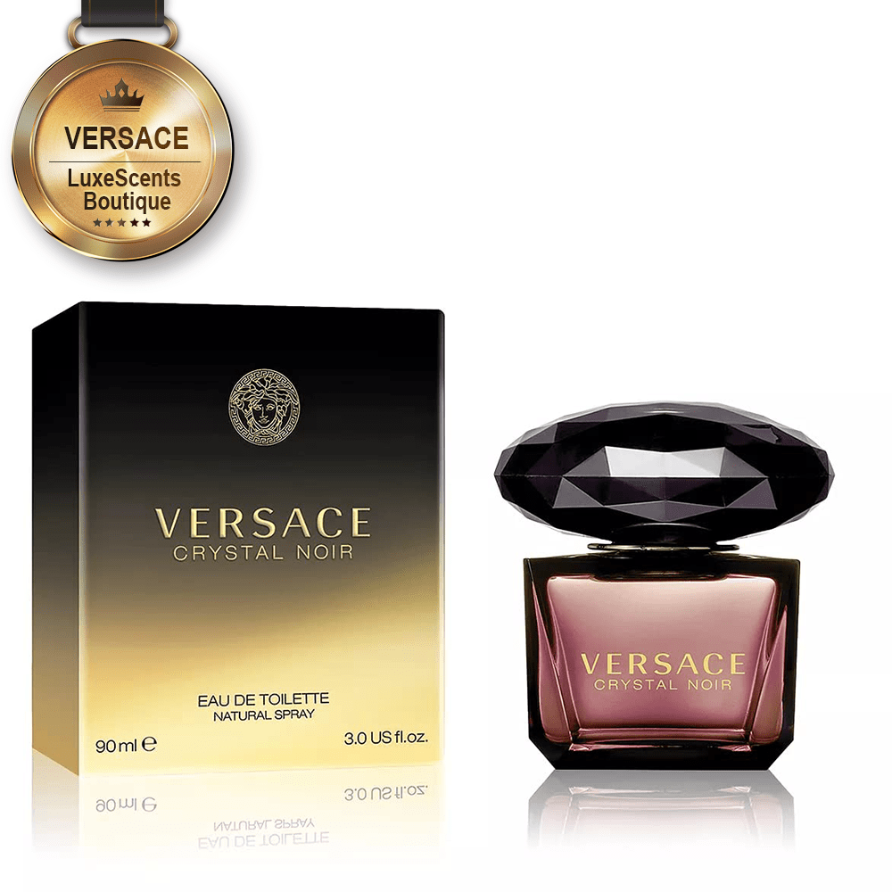 Versace Bright Crystal Noir Eau de Toilette 90ml Floral Fruity Perfume Spray