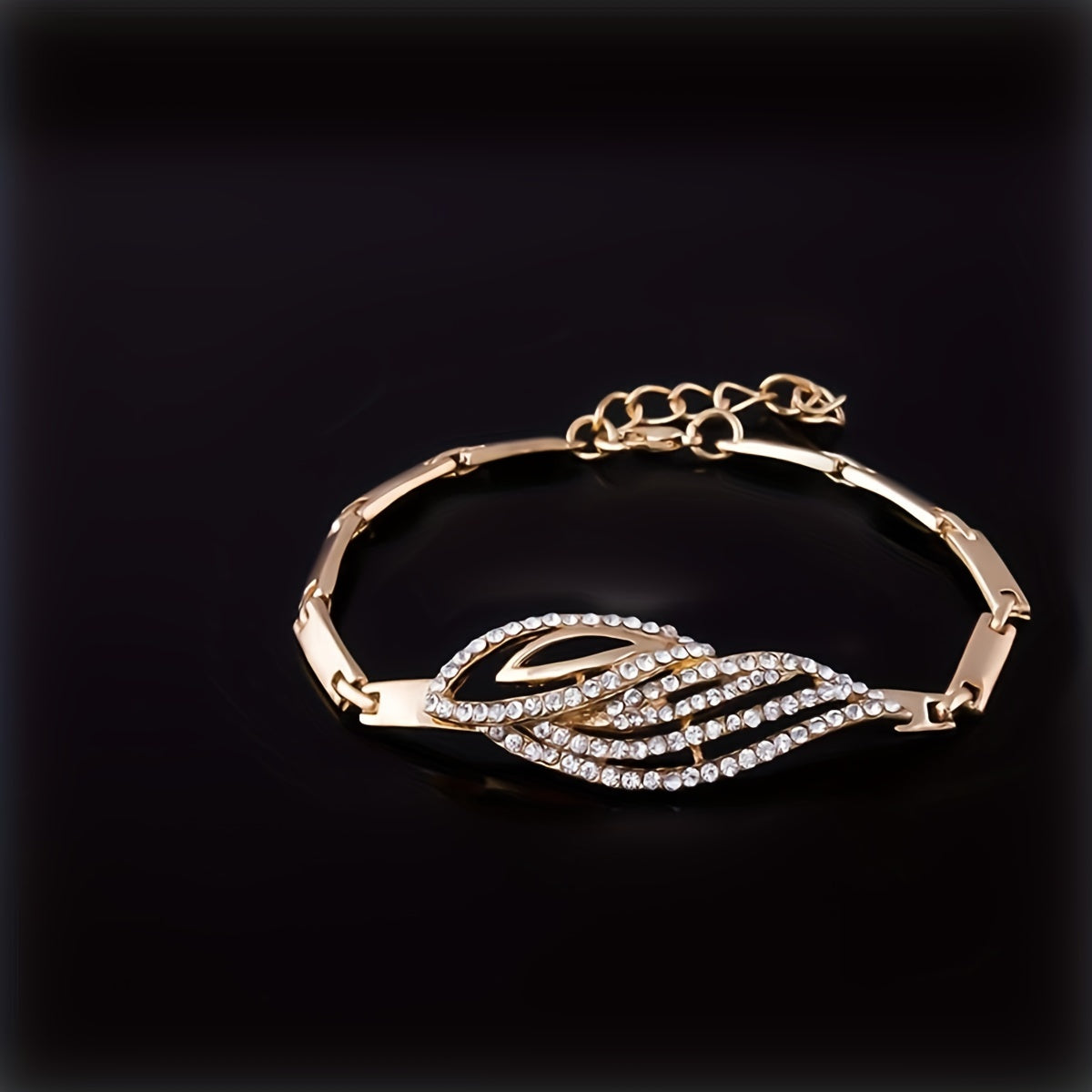 5pcs Earrings Necklace Bracelet Plus Ring Elegant Jewelry Set