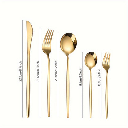 luxe Portuguese Main Five-Piece 60pcs Stainless Steel