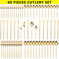 luxe Portuguese Main Five-Piece 60pcs Stainless Steel