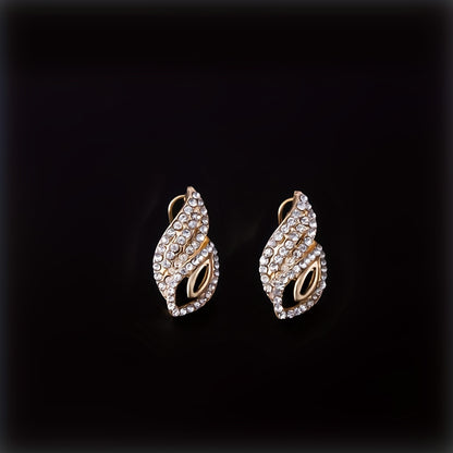 5pcs Earrings Necklace Bracelet Plus Ring Elegant Jewelry Set