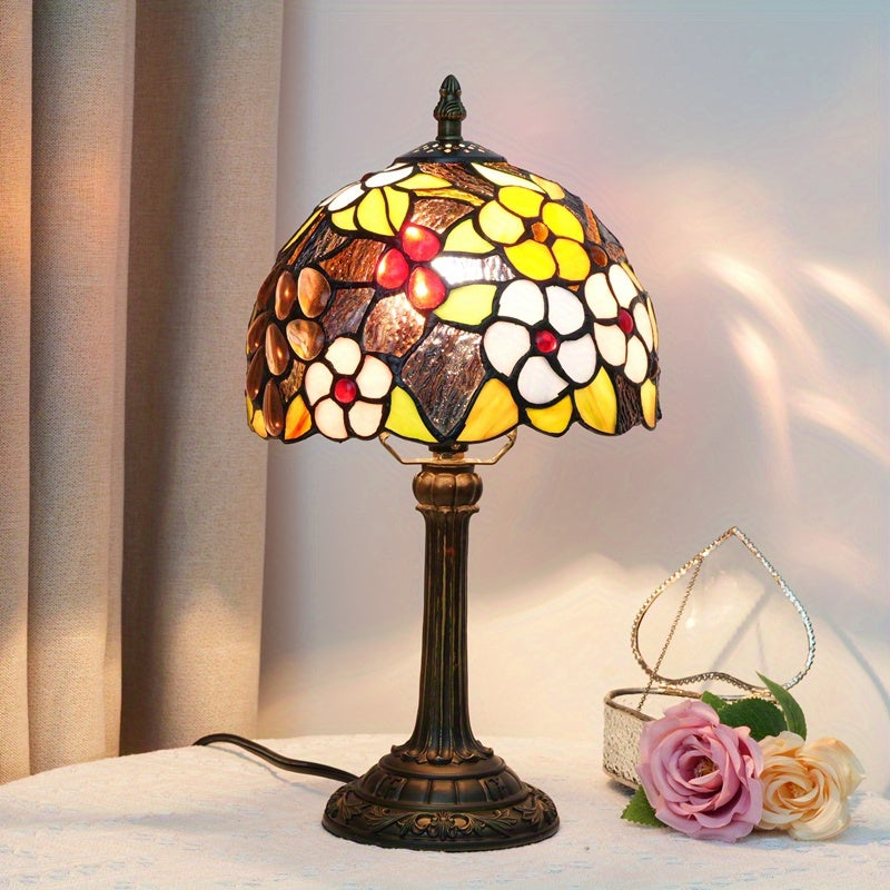 Luxury Art Flower Handcrafted Table lamp