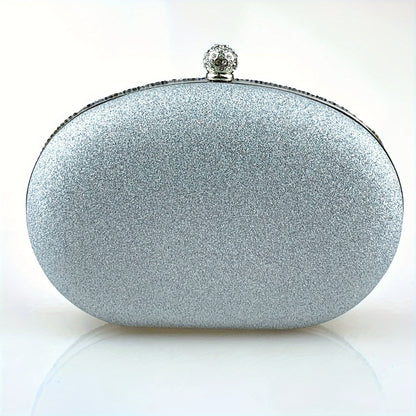 Peacock Rhinestone Clutch Purse -Handcrafted Luxury Beaded Evening Bag