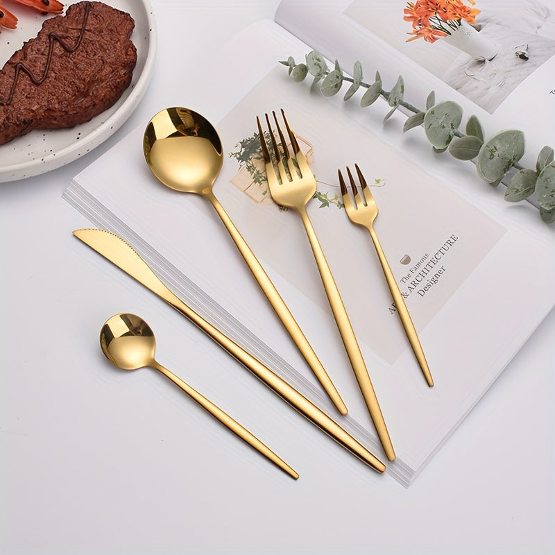 luxe Portuguese Main Five-Piece 60pcs Stainless Steel