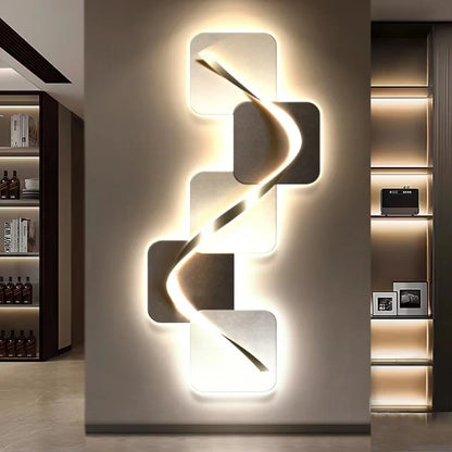 luxury Italian entrance hall decoration painting LED