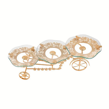 Luxury Fruit Tray, handcrafted  Exquisite And High-end,