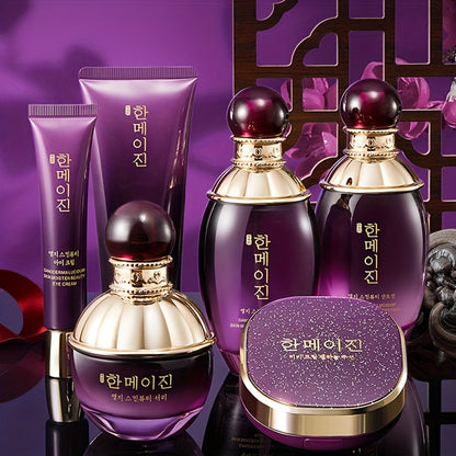 Korean Purple Ganoderma Facial Skincare Set 6pc