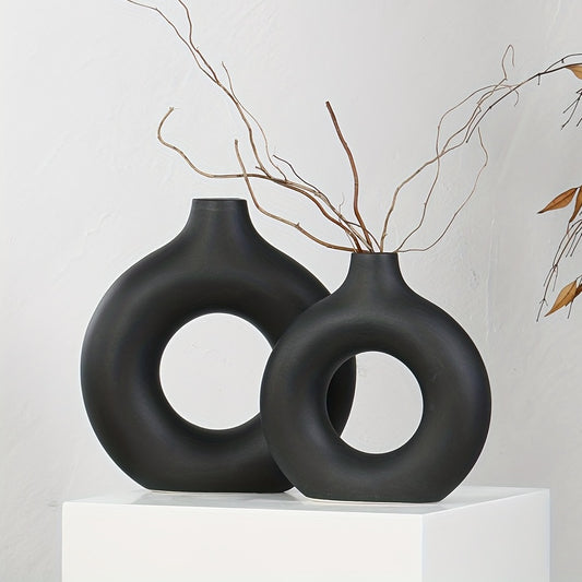 Luxury Ceramic Round Vase For Flowers