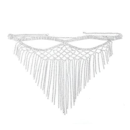 Premium Luxury Jewelry Rhinestone Tassel Face Mask Chain